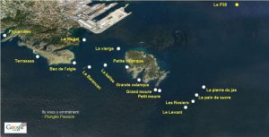 Lire la suite à propos de l’article Sites de plongée dans la baie de la Ciotat