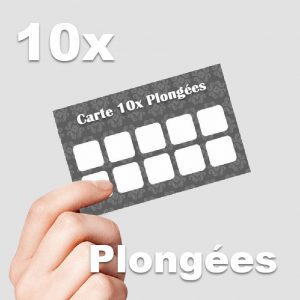 Carte 10x Plongées